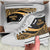 New Caledonia High Top Shoes Gold - Polynesian Tentacle Tribal Pattern Crest - Polynesian Pride