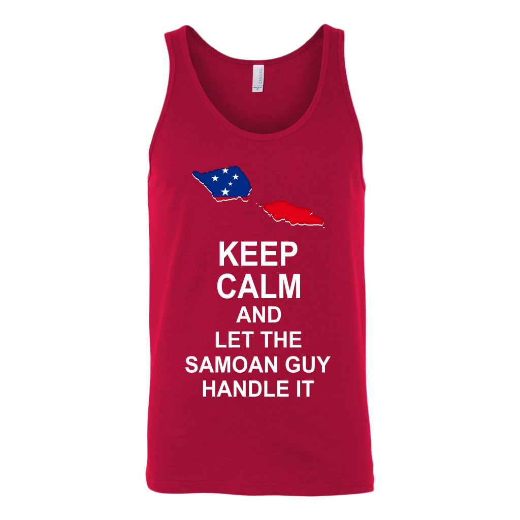 Samoa T Shirt Samoan Flag Keep Calm, Let Samoan Guy Handle It - Polynesian Pride
