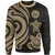 Tahiti Sweater - Gold Tentacle Turtle Unisex Gold - Polynesian Pride