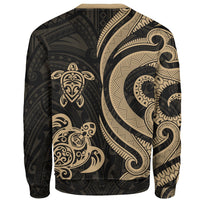 Tokelau Sweater - Gold Tentacle Turtle - Polynesian Pride