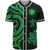 Northern Mariana Islands Baseball Shirt - Green Tentacle Turtle Unisex Green - Polynesian Pride