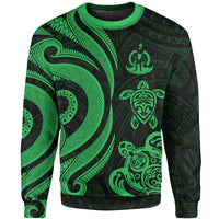 Vanuatu Sweater - Green Tentacle Turtle Unisex Green - Polynesian Pride