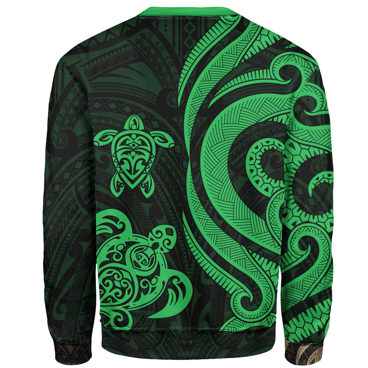 Palau Sweater - Green Tentacle Turtle - Polynesian Pride