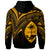 Guam Hoodie Gold Color Cross Style - Polynesian Pride