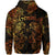 Gemini Zodiac Polynesian Zip Hoodie Unique Style Gold LT8 - Polynesian Pride