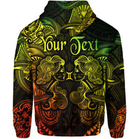 Custom Gemini Zodiac Polynesian Hoodie Unique Style Reggae LT8 - Polynesian Pride