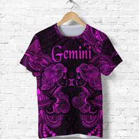 Gemini Zodiac Polynesian T Shirt Unique Style Pink LT8 - Polynesian Pride