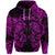 Gemini Zodiac Polynesian Zip Hoodie Unique Style Pink LT8 - Polynesian Pride