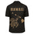 Kakau Polynesian Turtle Map Hawaii Shirt - Gold - Polynesian Pride