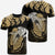 Hawaii Polynesian Aumakua Hammerhead Shark T Shirt Cloud Style Gold Unisex Gold - Polynesian Pride