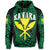 Polynesian Kanaka Maoli Hawaii Hoodie Green Gel Style - Polynesian Pride