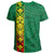 Hawaii Kanaka Flag Polynesian T Shirt Kanaka Maoli Spirit Green - Polynesian Pride