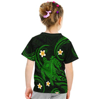 Hawaii T Shirt Hawaiian Turtle Plumeria Mixed Polynesian Green Style LT9 - Polynesian Pride