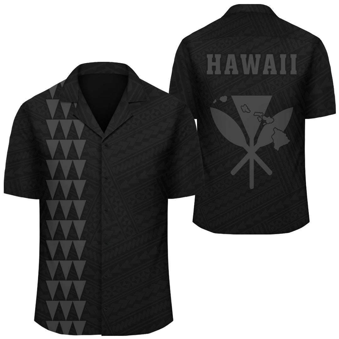 Kakau Polynesian Kanaka Map Hawaii Shirt - Grey Unisex Grey - Polynesian Pride