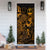 Guam Door Cover Turtle Hibiscus Gold - Polynesian Pride