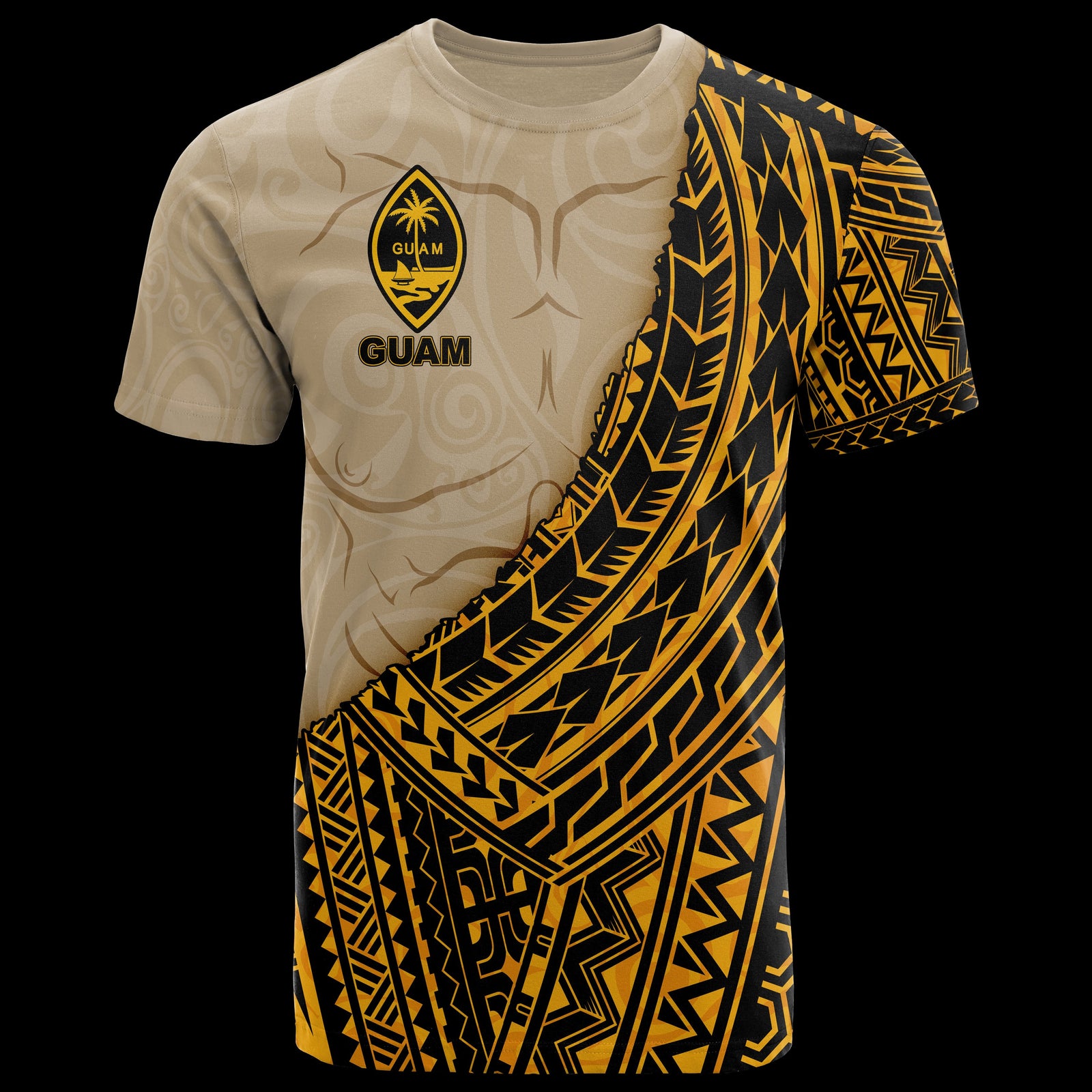 Guam T Shirt Polynesian Wild Style Unisex One Color - Polynesian Pride