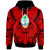 Guam Hoodie Classic Vignette Style Unisex Red - Polynesian Pride