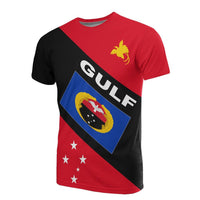 Papua New Guinea T Shirt PNG Flag Gulf Province Flag Unisex Red - Polynesian Pride