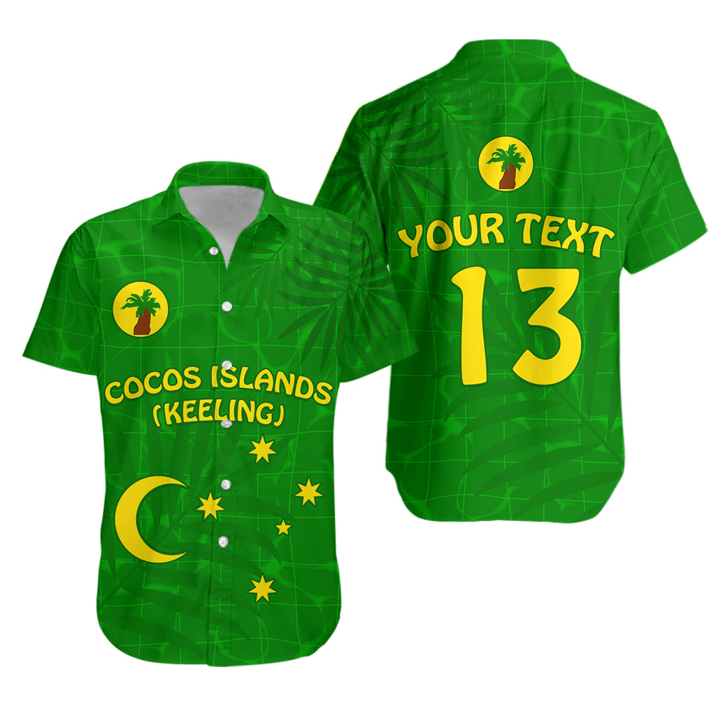 (Custom Text and Number) Cocos (Keeling) Islands Hawaiian Shirt Proud Flag Unique LT13 Unisex Green - Polynesian Pride