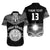 (Custom Text and Number) Marshall Islands Hawaiian Shirt Best Tattoo Version Black LT13 Unisex Black - Polynesian Pride