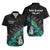 New Zealand Maori Hawaiian Shirt Fern and Manaia Version Black LT13 Unisex Black - Polynesian Pride