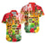 Aloha Poly Fest Matching Dress and Hawaiian Shirt Polynesian Pattern with Tropical Flowers LT14 - Polynesian Pride