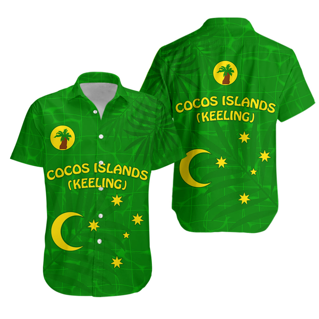 Cocos (Keeling) Islands Hawaiian Shirt Proud Flag Unique LT13 Unisex Green - Polynesian Pride