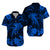 Hawaii Matching Dress and Hawaiian Shirt Polynesia Blue Shark LT13 - Polynesian Pride