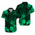 Hawaii Hawaiian Shirt Polynesia Green Cool Shaka Sign LT13 Unisex Green - Polynesian Pride