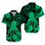 Hawaii Hawaiian Shirt Polynesia Green Octopus LT13 Unisex Green - Polynesian Pride