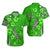 Custom Matching Hawaiian Outfits For Couples Dress and Hawaiian Shirt Polynesia Green Hibiscus and Map Mystical LT13 - Polynesian Pride