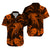 Hawaii Hawaiian Shirt Polynesia Orange Shark LT13 Unisex Orange - Polynesian Pride