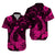 Hawaii Matching Dress and Hawaiian Shirt Polynesia Pink Fish Hook LT13 - Polynesian Pride