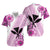 Hawaii Matching Dress and Hawaiian Shirt Kakau Tribal Pink Batik Floral Ver.02 LT13 - Polynesian Pride