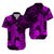 Hawaii Couple Outfits Hawaii Matching Dress and Hawaiian Shirt Polynesia Purple Beautiful Hula Girl LT13 - Polynesian Pride