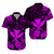 Hawaii Matching Dress and Hawaiian Shirt Polynesia Purple Kanaka Maoli LT13 - Polynesian Pride