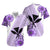 Polynesian Couple Outfits Hawaii Matching Dress and Hawaiian Shirt Kakau Tribal Purple Batik Floral Ver.02 LT13 - Polynesian Pride