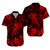 Hawaii Hawaiian Shirt Polynesia Red Shark LT13 Unisex Red - Polynesian Pride