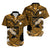 (Custom Personalised) Hawaii Hawaiian Shirt Kakau Polynesian Crab With Waves Ver.02 LT14 Gold - Polynesian Pride