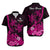 Custom New Caledonia Valentine Couple Matching Dress and Hawaiian Shirt My Sunshine Polynesia Turtle Pink LT14 - Polynesian Pride