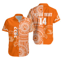 (Custom Text And Number) Tonga Polynesian Matching Hawaiian Shirt and Dress Beulah College with Ngatu Pattern LT14 - Polynesian Pride