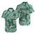 Hawaii Football Hawaiian Shirt Rainbow Warriors Tribal Kakau LT14 Green - Polynesian Pride