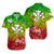 Custom Polynesian Matching Hawaiian Outfits For Couples Hawaiian Map with Kanaka Reggae Flowers LT13 - Polynesian Pride