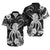 Hawaii Couple Outfits Hawaii Matching Dress and Hawaiian Shirt Polynesia White Octopus LT13 - Polynesian Pride