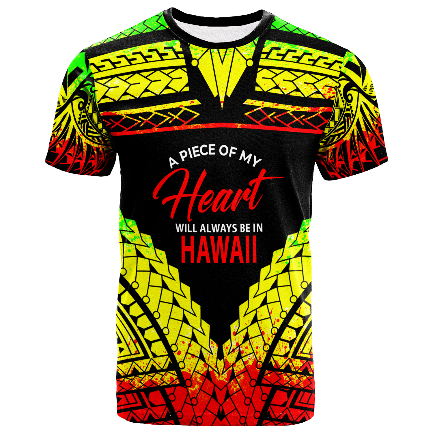 Hawaii T Shirt A Piece of My Heart Unisex Art - Polynesian Pride