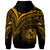 Hawaii Zip Hoodie Gold Color Cross Style - Polynesian Pride