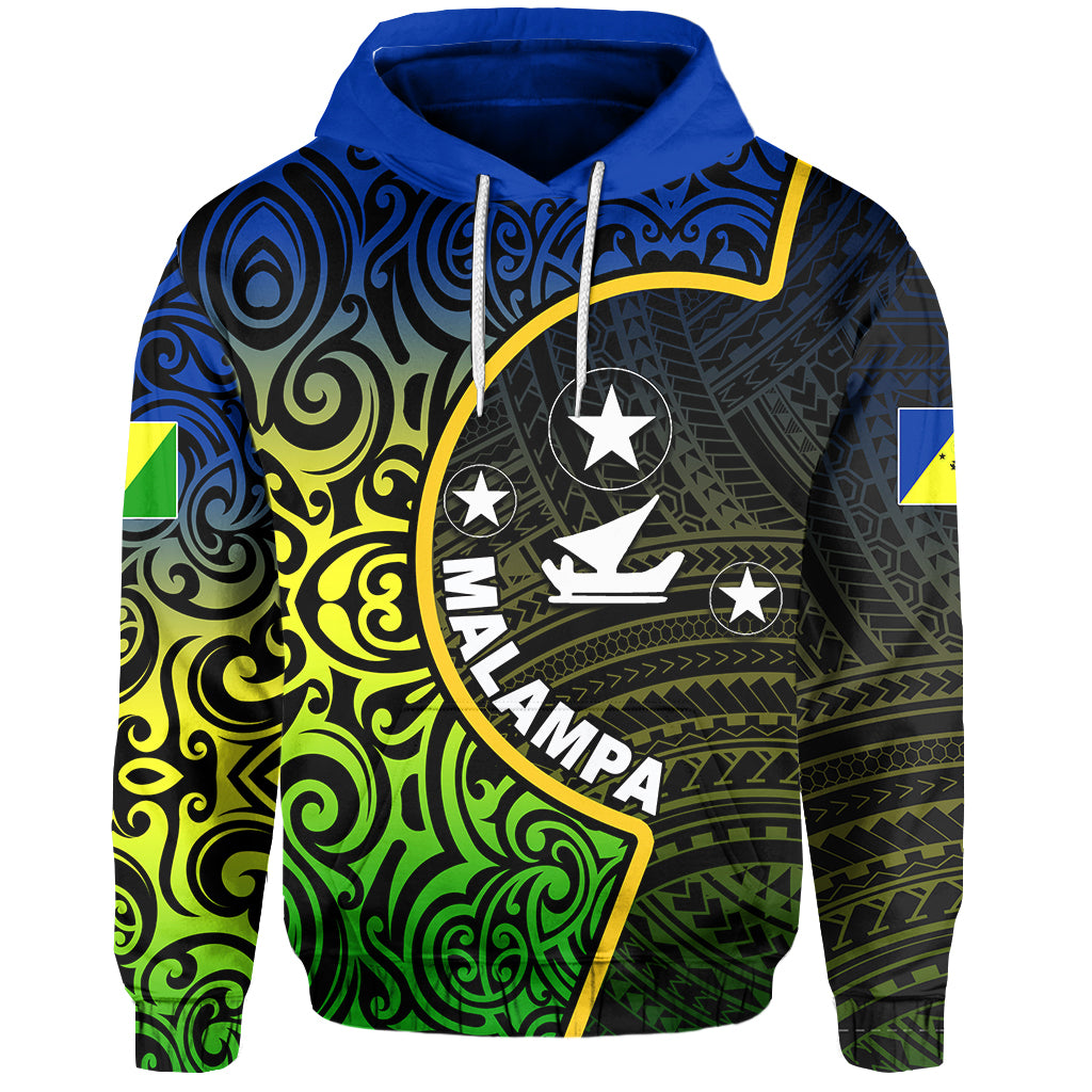 Custom Malampa Province Hoodie Flag Color LT6 Unisex Yellow - Polynesian Pride