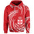 Custom Kolisi Tonga Hoodie Special Polynesian Unisex Red - Polynesian Pride