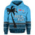 Custom Bula Fiji Hoodie Tapa LT6 Unisex Blue - Polynesian Pride