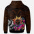 Custom Polynesian Hawaii Kanaka Maoli Hoodie Hibiscus Flowers & Polynesian Patterns - Polynesian Pride